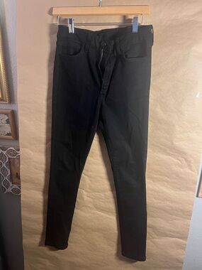 Joe's Jeans Black Hi-Rise Honey Snapback Curvy Skinny